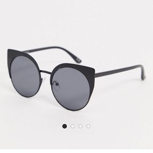 ASOS Kitten Sunglasses in Matte Black